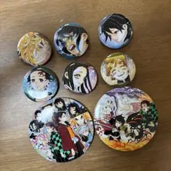 鬼滅の刃缶バッジ 8個セット