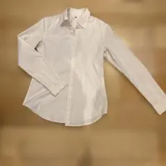 ホワイト 長袖シャツ Mサイズ　UNIQLO