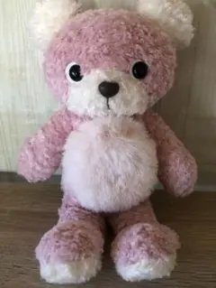くまのモコ　ぬいぐるみ　Mサイズ　ピンク