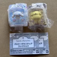 サンリオ パッケージミニチュアコレクション ポムポムプリン シナモロール