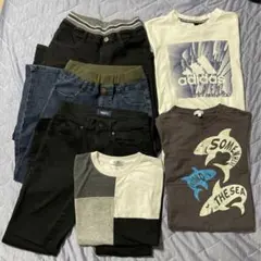 半袖Tシャツ&ズボン上下3セット　150 男の子