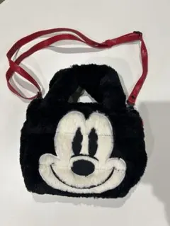 ミッキーマウス バッグ 赤いショルダー付き