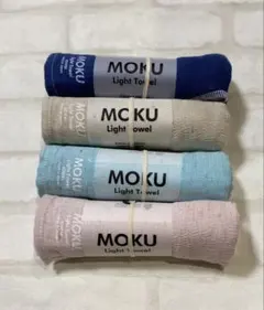MOKU モク タオル ライトタオル M フェイスタオル 6本セット グリーン 