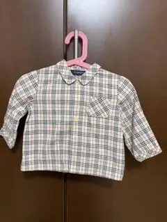 BURBERRY チェック柄 シャツ 80cm