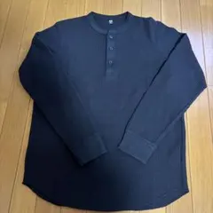 UNIQLO M ブラック 長袖カットソー