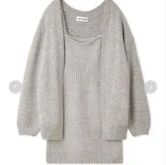 LILY BROWN ニットカーデセットミニワンピース