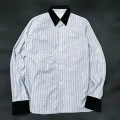 COMME des GARCONS ベロア襟付　長袖シャツのサムネイル