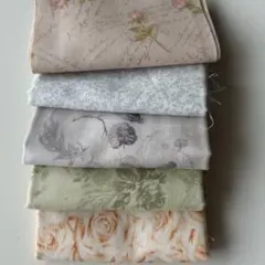優しい花柄fabric カットクロス　まとめて