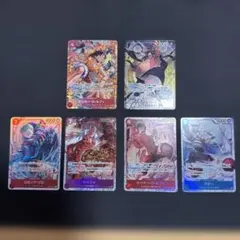 モンキー•D•ルフィ SR パラレル ティーチ L パラレル ゾロ SR 他SR