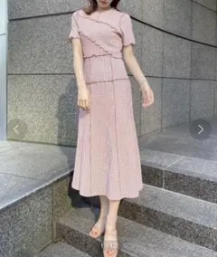 SNIDEL メローデザインワンピース