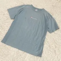 Champion チャンピオン リバースウィーブ ライトブルー 半袖 Tシャツ