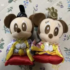 ミッキー ミニー ひな祭り ぬいぐるみ