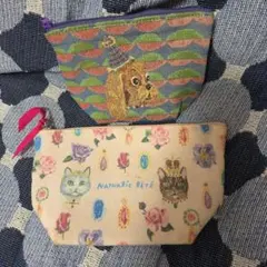 ナタリーレテ✨　ポーチ　ドッグ　いぬ　 おまけポーチ付き✨
