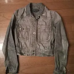 ショート丈 デニムジャケット
