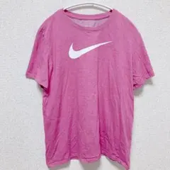 ナイキ 半袖 クルーネック Ｔシャツ Ｌ ピンク 綿 ポリエステル スポーツ