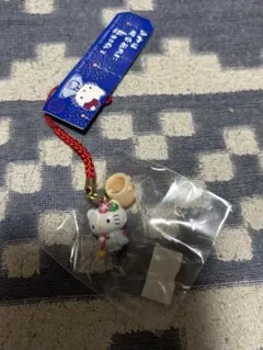 446 ハローキティ ストラップ 根付け ご当地 きみは線香花火に息を