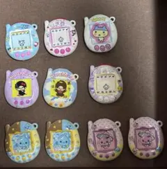 たまごっちビーズ　デコパーツ　ストラップになる　たまご　機会　１０点セット