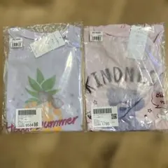 紫　ピンク Tシャツ2枚セット 120cm ever closet 女の子