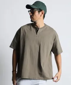 ザ・ダファー・オブ・セントジョージ　 ヘンリーネックTシャツ　Sのサムネイル