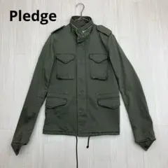 美品 Pledge / プレッジ スタンドカラー/バンドカラー シャツ 40