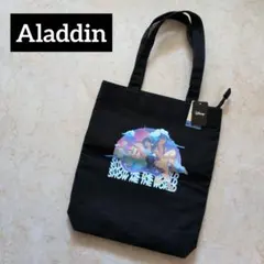 新品 ディズニー アラジン トートバッグ 黒 ジャスミン プリンセス
