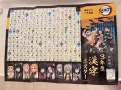 鬼滅の刃 漢字ポスター 3年生