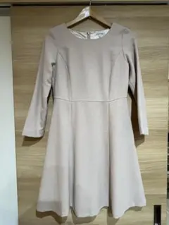 NATURAL BEAUTY BASIC ベージュ Aラインワンピース M
