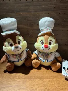 チップとデール ベーカリー ディズニーストア ぬいぐるみキーホルダー