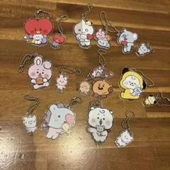 BT21 アクリルキーホルダー 16個セット