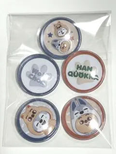 ②バンチャン　ハン　スキズ　ペンミ　ぷくぷくステッカー　ユニット