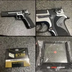 Smith & Wesson エアガンとシューティングターゲットのサムネイル