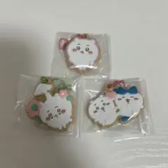 ちいかわ　クッキーチャームコット2 缶バッジ　ナガノのくま　アクリルチャーム