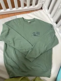 PEANUTS グリーン スウェット Sサイズ　UNIQLO