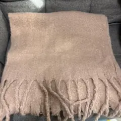 マフラー ピンク