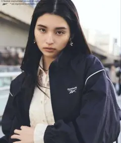 【Reebox】VIS別注 ダブルジップラインブルゾン ネイビー