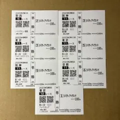名馬のメイクデビュー 新馬戦 7枚セット コピー馬券 - メルカリ