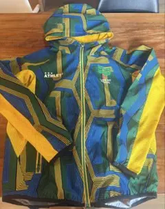 ATHLETA 幾何学模様 ウィンドブレーカー 160