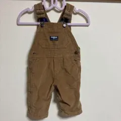OshKosh ブラウンオーバーオール 3-6M