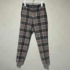 【美品】INED チェックパンツ