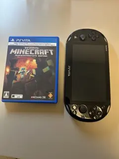 PS Vita 本体 ブラック マインクラフトカセット付き