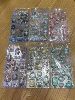 【正規品】クリアジェムステッカー　ウォーターシール　全6種類セット　クーリア