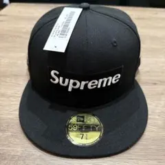 Supreme 59FIFTY ブラック キャップ 7 5/8 Supreme new era 59FIFTY ブラックキャップ 7 5/8