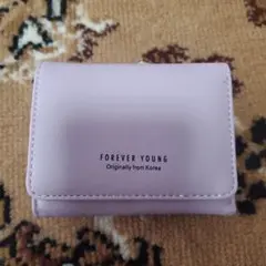 【未使用】FOREVER YOUNG 三つ折り財布 パープルのサムネイル