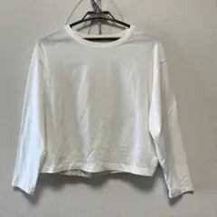 MACPHEE コットンシルク切替カットソー バックギャザー ホワイトのサムネイル