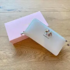 新品　サマンサ　長財布　白　ビジュー　5366