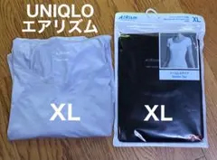 ユニクロ エアリズムUネック半袖　シームレスタイプ XLサイズ 2点 UNIQL