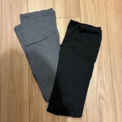 【新品未使用】agkiss マタニティスパッツ（グレー／ブラック）タグなし