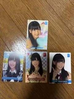 柏木由紀 箔押サイン入り AKB48 トレーディングカード 2枚セット