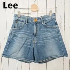 Lee×earth コラボ　ライトインディゴ デニムショートパンツ M