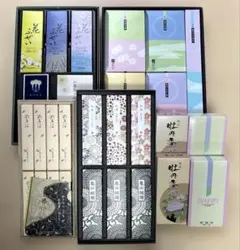 未使用 高級お線香 9箱まとめ売り 松栄堂・日本香堂・玉初堂 進物 贈答 
